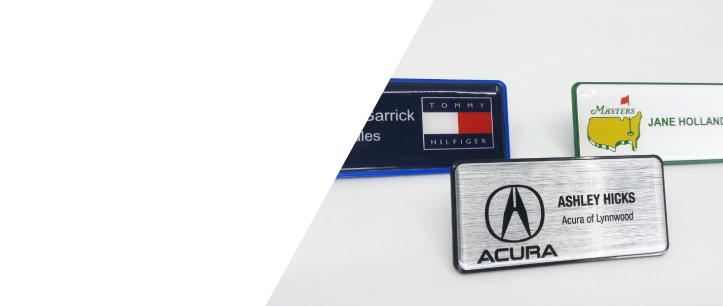 DURABLE® Deluxe Convex & Magnetic Name Badge